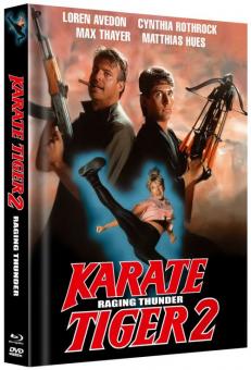 Karate Tiger 2 (Uncut, Limited Mediabook, Blu-ray+DVD, Cover B) (1988) [FSK 18] [Blu-ray] 