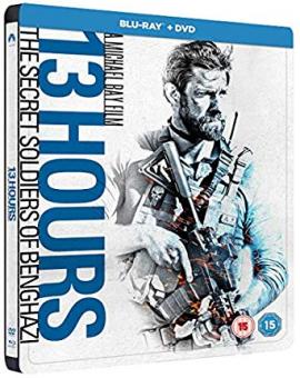 13 Hours - The Secret Soldiers of Benghazi (Limited Steelbook) (2016) [UK Import mit dt. Ton] [Blu-ray] 