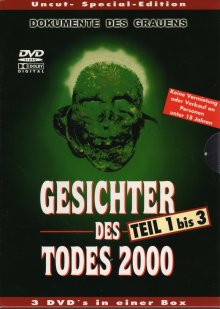 Gesichter des Todes 2000 (3 DVDs Box, Teil 1-3) [FSK 18] [Gebraucht - Zustand (Sehr Gut)] 