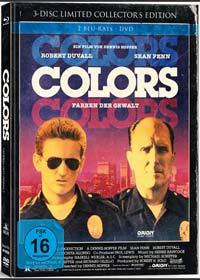 Colors - Farben der Gewalt (3 Disc Limited Mediabook, 2 Blu-ray's+DVD, Cover B) (1988) [Blu-ray] 