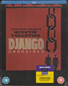Django Unchained (Limited Steelbook) (2012) [UK Import mit dt. Ton] [Blu-ray] 