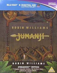Jumanji (Limited Steelbook) (1995) [UK Import mit dt. Ton] [Blu-ray] 