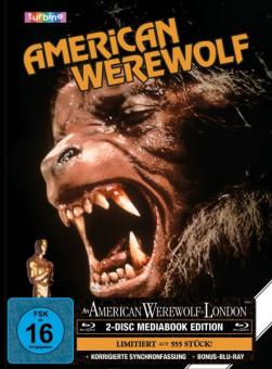 American Werewolf in London (2 Disc Limited Mediabook, 2 Blu-ray's, Cover C) (1981) [Blu-ray] 