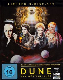 Dune - Der Wüstenplanet (Limited Mediabook, 4K Ultra HD+2 Blu-ray's, Cover B) (1984) [4K Ultra HD] 