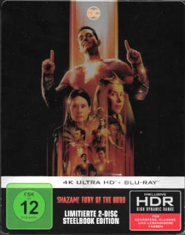 Shazam! Fury of the Gods (Limited Steelbook, 4K Ultra HD+Blu-ray) (2023) [4K Ultra HD] 