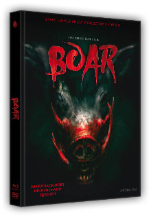 Boar (3 Disc Limited Mediabook, Blu-ray+DVD, Cover D) (2016) [FSK 18] [Blu-ray] 