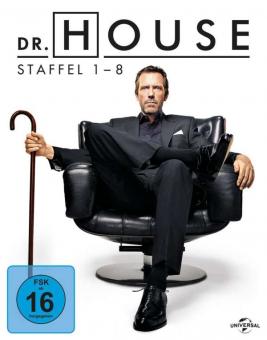 Dr. House - Die komplette Serie (Season 1-8, 39 Discs) [Blu-ray] [Gebraucht - Zustand (Sehr Gut)] 
