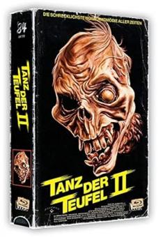 Tanz der Teufel 2 (3 Disc Limited VHS-Retro Edition, 4K Ultra HD+Blu-ray, Cover B) (1987) [4K Ultra HD] 