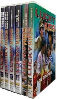 Lucky Kids, 6 Teile: Reisen in eine andere Zeit / Die Freundschaft / Kampf gegen Blackkiller / The 5 Superfighters / Little Kickboxer / Die Olympiade (6 DVDs) 