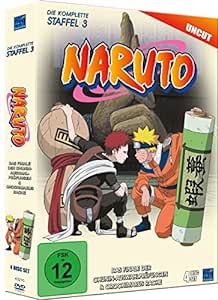 Naruto - Staffel 3: Das Finale der Chunin-Auswahlprüfungen & Orochimarus Rache (Episoden 53-80, uncut) (4 DVDs) (2002) [Gebraucht - Zustand (Sehr Gut)] 