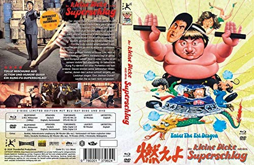 Der kleine Dicke mit dem Superschlag (Limited Mediabook, Blu-ray+DVD, Cover D) (1978) [FSK 18] [Blu-ray] 