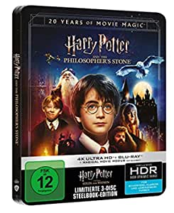 Harry Potter und der Stein der Weisen (Steelbook, 4K Ultra HD+2 Blu-ray's) (2001) [4K Ultra HD] 