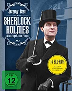 Sherlock Holmes - Alle Folgen, alle Filme (14 Discs) [Blu-ray] 