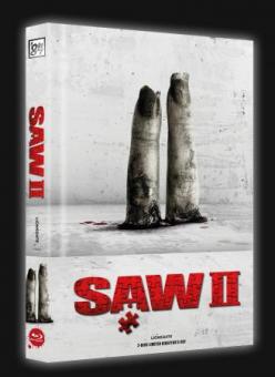 Saw II (Limited Wattiertes Mediabook, Cover A) (2005) [FSK 18] [Blu-ray] 