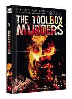 The Toolbox Murders (3 Disc Limited Mediabook, Blu-ray+DVD, Cover B) (2003) [FSK 18] [Blu-ray] 
