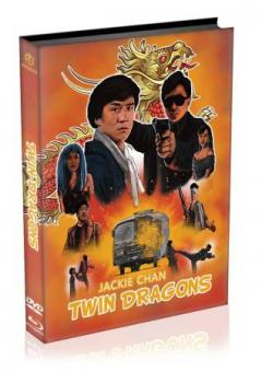 Twin Dragons (Limited Mediabook, Blu-ray+DVD, Cover A) (1992) [Blu-ray] 