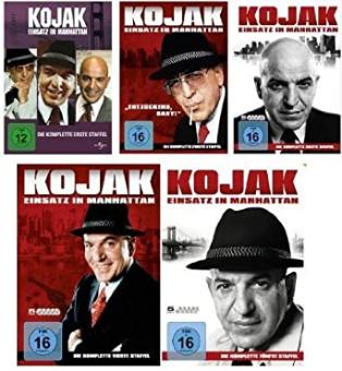 Kojak - Einsatz in Manhattan (Alle 5 Staffeln im Set, 27 DVDs) (1973) 