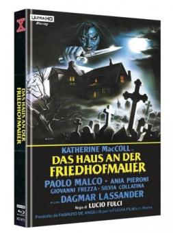 Das Haus an der Friedhofmauer (Limited Mediabook, 4K Ultra HD+Blu-ray+CD-Soundtrack, Cover C) (1981) [FSK 18] [4K Ultra HD] 