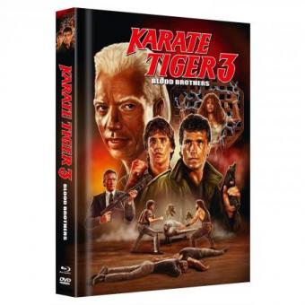 Karate Tiger 3 - Blood Brothers (Limited Mediabook, Blu-ray+DVD, Cover B) (1990) [FSK 18] [Blu-ray] 