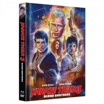 Karate Tiger 3 - Blood Brothers (Limited Mediabook, Blu-ray+DVD, Cover C) (1990) [FSK 18] [Blu-ray] 
