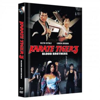 Karate Tiger 3 - Blood Brothers (Limited Mediabook, Blu-ray+DVD, Cover D) (1990) [FSK 18] [Blu-ray] 