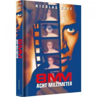 8MM - Acht Millimeter (Limited Wattiertes Mediabook, Blu-ray+DVD, Cover F) (1999) [FSK 18] [Blu-ray] 