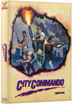 City Commando (The Annihilators) (Limited Mediabook, Blu-ray+DVD, Cover A) (1985) [FSK 18] [Blu-ray] 