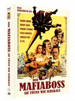 Der Mafiaboss - Sie töten wie Schakale (Limited Mediabook, Blu-ray+DVD, Cover B) (1973) [Blu-ray] 
