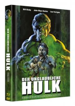 Der unglaubliche Hulk - Double Feature (Limited Mediabook, 2 Discs, Cover A) (1988) [Blu-ray] 