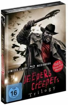 Jeepers Creepers Collection 1-3 (Limited Mediabook, 3 Discs, Uncut) [Blu-ray] 