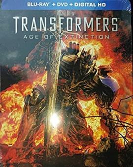 Transformers 4: Ära des Untergangs (Limited Steelbook, 2 Discs) (2014) [UK Import mit dt. Ton] [Blu-ray] 