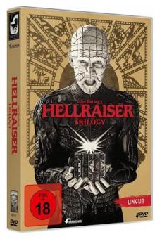 Hellraiser 1-3 (Uncut, 4 DVDs, Trilogy) [FSK 18] 