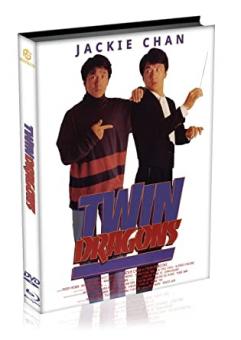 Twin Dragons (Limited Mediabook, Blu-ray+DVD, Cover B) (1992) [Blu-ray] 