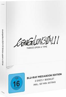 Evangelion: 3.0+1.11 Thrice Upon a Time (Limited Mediabook, 2 Discs) (2021) [Blu-ray] 