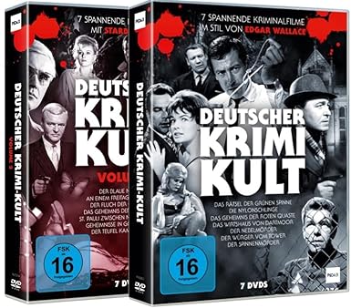 Deutscher Krimi Kult Vol. 1+2 (14 DVDs) [Gebraucht - Zustand (Sehr Gut)] 