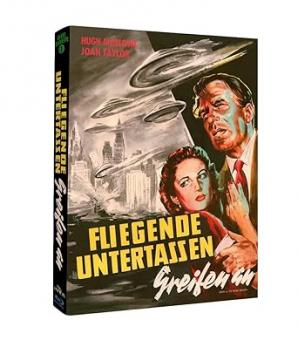 Fliegende Untertassen greifen an (Limited Mediabook, Cover A, 2 Discs) (1956) [Blu-ray] 