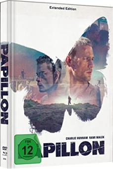 Papillon (Limited Mediabook, Blu-ray+DVD, Cover D) (2017) [Blu-ray] 