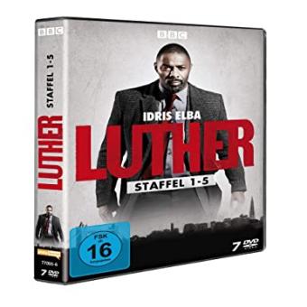 Luther - Staffel 1-5 (7 DVDs, Komplette Serie) 