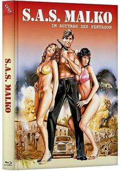 S.A.S. MALKO - Im Auftrag des Pentagon (Limited Mediabook, Blu-ray+DVD, Cover A) (1983) [FSK 18] [Blu-ray] 