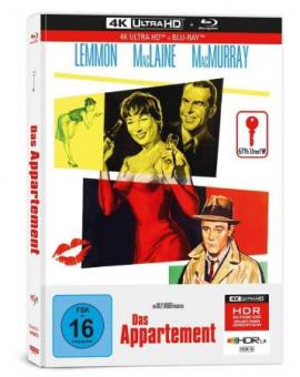 Das Appartement (Limited Mediabook, 4K Ultra HD+Blu-ray) (1960) [4K Ultra HD] 