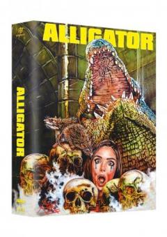 Der Horror-Alligator (Limited Mega Mediabook, 4K Ultra HD+Blu-ray, Cover A) (1980) [4K Ultra HD] 