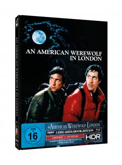 American Werewolf in London (3 Disc Limited Mediabook, 4K Ultra HD+2 Blu-ray's, Cover B) (1981) [4K Ultra HD] 