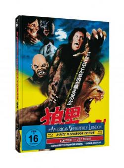 American Werewolf in London (2 Disc Limited Mediabook, 2 Blu-ray's, Cover G) (1981) [Blu-ray] 