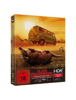 The Texas Chainsaw Massacre (Limited Slipcase, Cover D, Premium Steelbook) (4K Ultra HD+ Blu-ray+Bonus-Blu-ray) (1974) [FSK 18] [4K Ultra HD] 