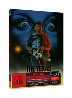 The Texas Chainsaw Massacre (Limited Mediabook, 4K Ultra HD+2 Blu-ray's, Cover US-Video) (1974) [FSK 18] [4K Ultra HD] 