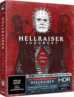 Hellraiser: Judgment (Limited Full Slip Steelbook, 4K Ultra HD+2 Blu-ray's, Cover B) (2018) [FSK 18] [4K Ultra HD] 