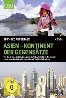 Asien - Kontinent der Gegensätze (4 DVDs) [Gebraucht - Zustand (Sehr Gut)] 
