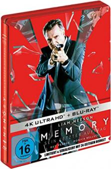 Memory - Sein letzter Auftrag (Limited Steelbook, 4K Ultra HD+Blu-ray) (2022) [4K Ultra HD] 
