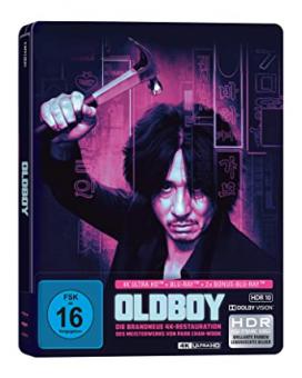 Oldboy (4 Disc Limited Steelbook, 4K Ultra HD+3 Blu-ray's)  (2003) [4K Ultra HD] [Gebraucht - Zustand (Sehr Gut)] 