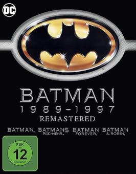 Batman 1989 - 1997 (4 Discs, Remastered) [Blu-ray] [Gebraucht - Zustand (Sehr Gut)] 